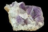 Wide Amethyst Crystal Cluster - Zambia #114053-2